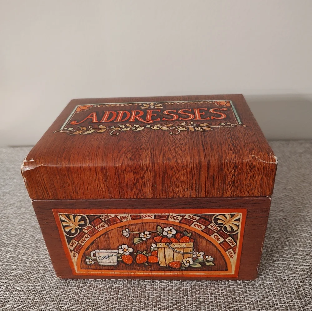 Vintage Box of Address Cards - 3 Designs
